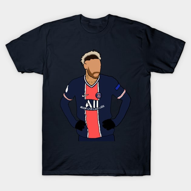 Neymar Jr PSG drawing T-Shirt by Soccer T’s